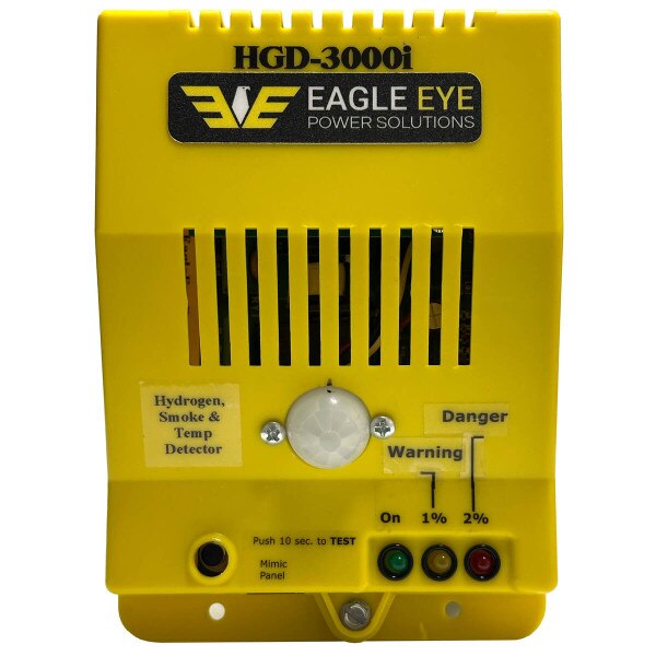Eagle Eye Power Solutions hydrogen gas detector with intrusion alarm